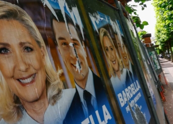 Le Pen e Bardella, RN Francia