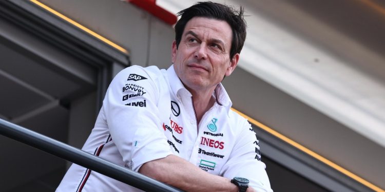 Toto Wolff, team principal della Mercedes (Foto Ansa 2024 EPA/ANNA SZILAGYI)