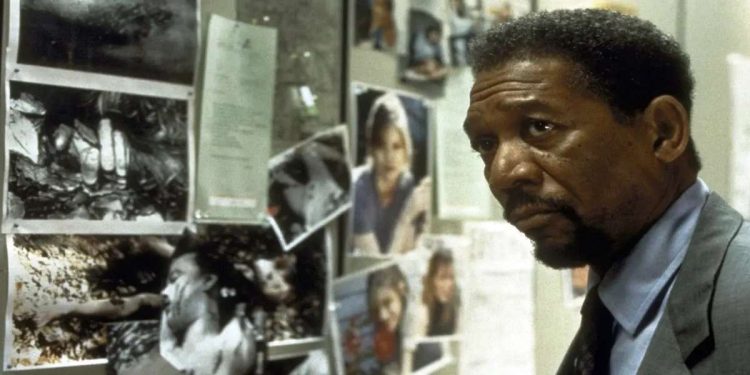 Morgan Freeman in una scena del film su Rete 4 (Foto Web)