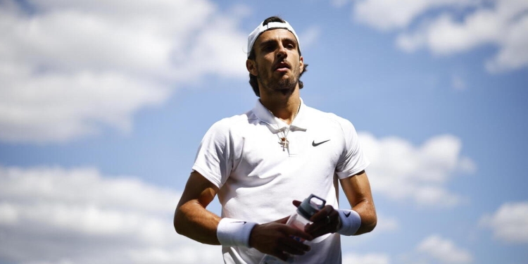 Lorenzo Musetti è ai quarti a Wimbledon 2024 (Foto ANSA)