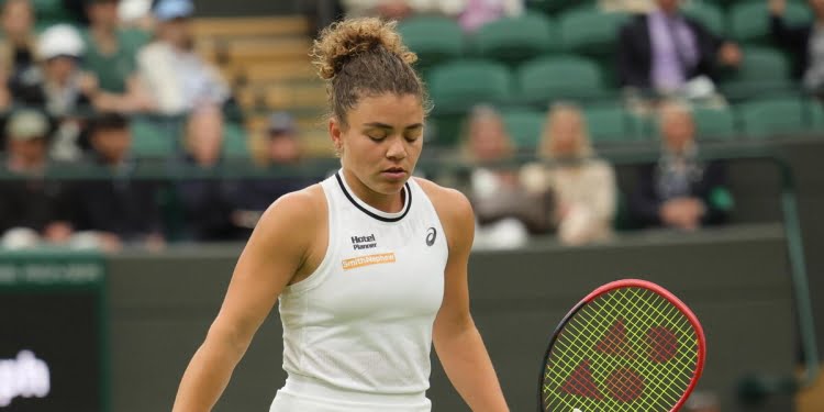 Jasmine Paolini a Wimbledon 2024 (Foto ANSA)