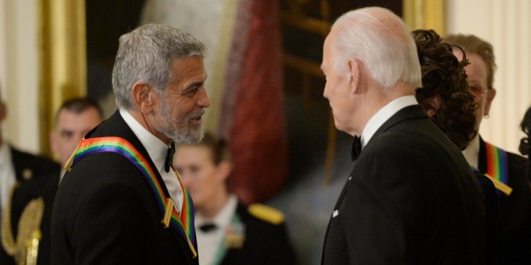 George Clooney con Joe Biden