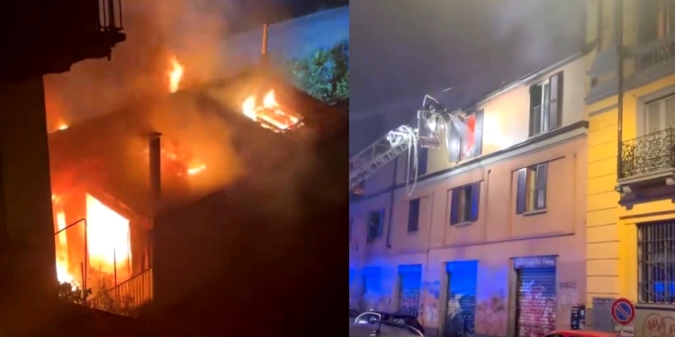 Incendio Chinatown Milano