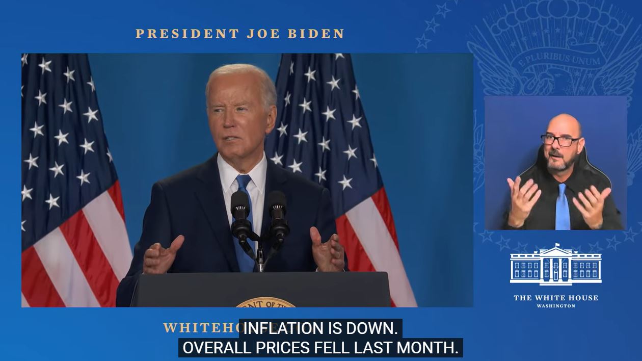 Joe Biden, screen da Youtube