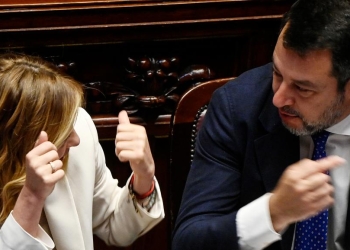 Giorgia Meloni e Matteo Salvini