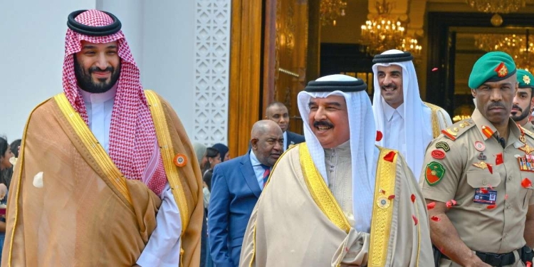 Hamad bin Isa al-Khalifa, Principe dell'Arabia Saudita, e Hamad bin Isa al-Khalifa, Re del Bahrein (Ansa)