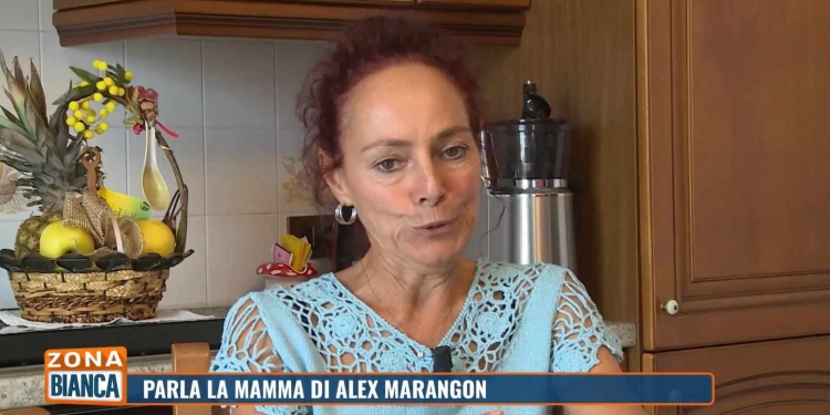 La mamma di Alex Marangon (Zona Bianca)