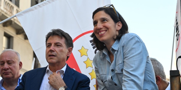 Schlein e Conte a Genova