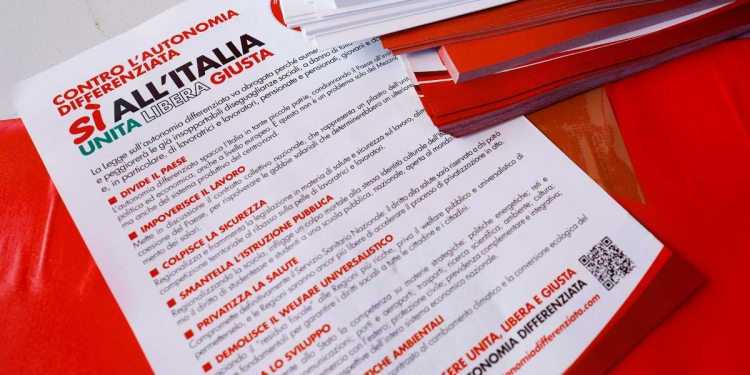 referendum CGIl sull'Autonomia