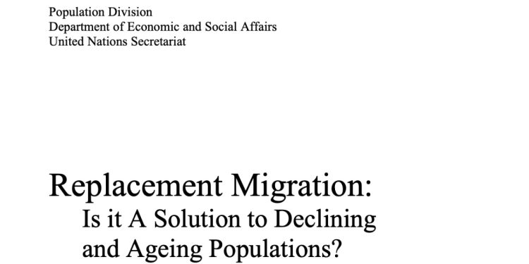 Replacement Migration, rapporto Onu del 2000