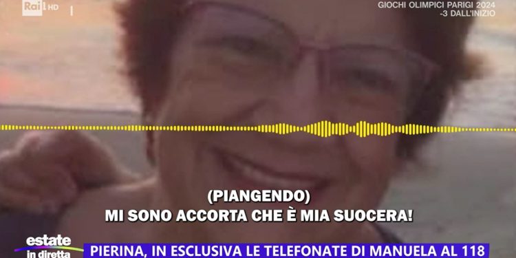 La telefonata di Manuela Bianchi dopo la morte di Pierina Paganelli (Estate in Diretta)