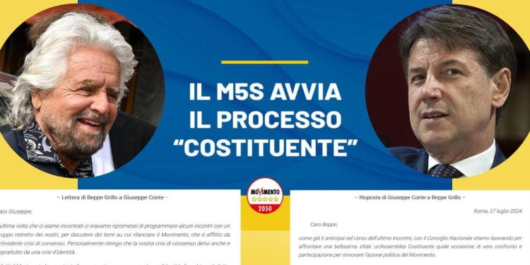 Grillo vs Conte sul sito M5s