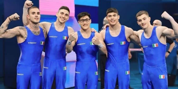 foto italia ginnastica artistica olimpiadi Parigi 2024