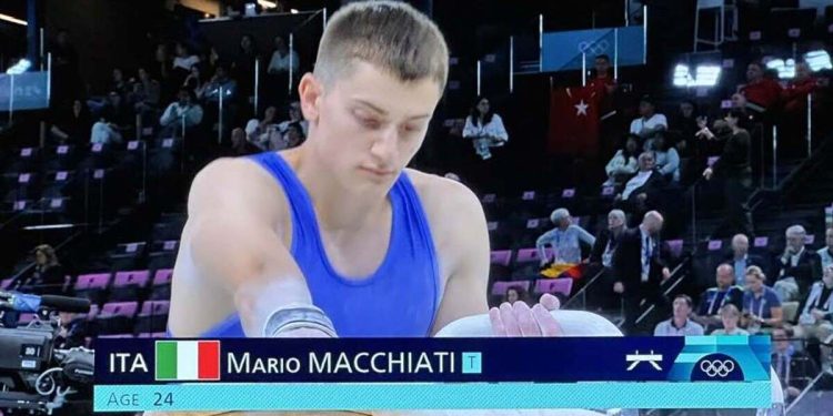 foto Mario macchiati olimpiadi Parigi 2024