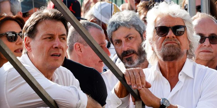 Conte, Grillo e Fico nel 2023