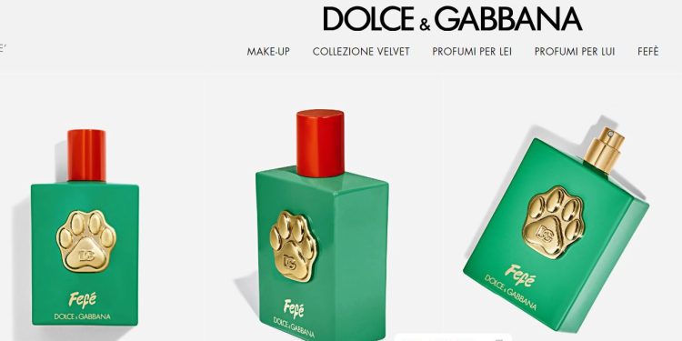 Dolce & Gabbana, profumo Fefè per cani