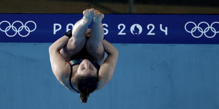 Sarah Jodoin Di Maria alle Olimpiadi Parigi 2024 (Foto ANSA)