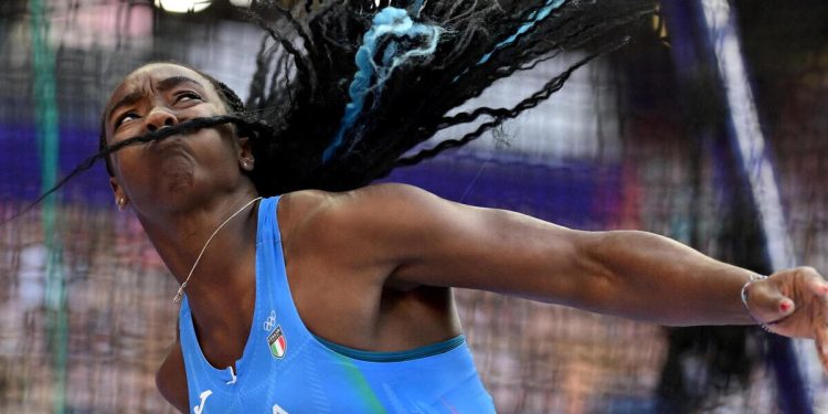 Daisy Osakue alle Olimpiadi Parigi 2024 (Foto ANSA)