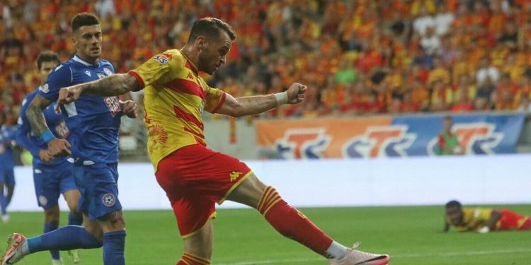 Lo Jagiellonia nei preliminari di Champions League (Foto ANSA)