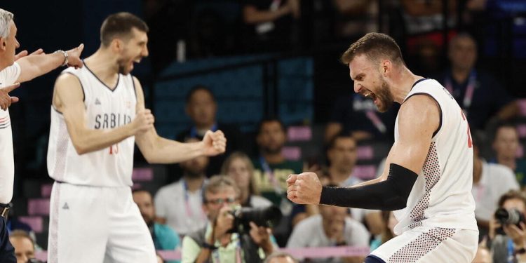 La Serbia è in semifinale alle Olimpiadi Parigi 2024 (Foto ANSA)