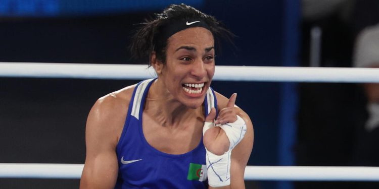 Imane Khelif alle Olimpiadi Parigi 2024 (Foto ANSA)