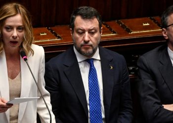 Meloni, Giorgetti e Salvini