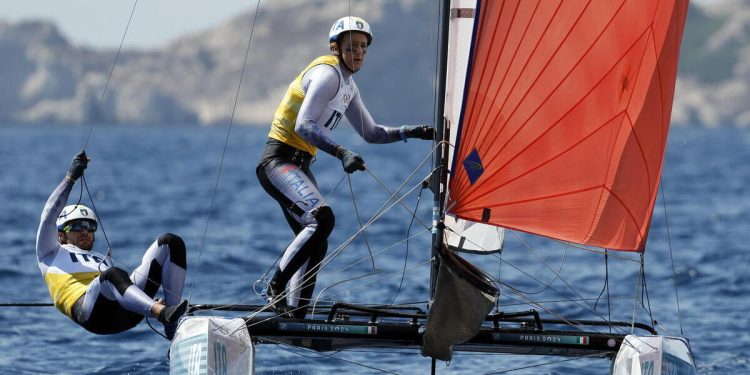 Ruggero Tita e Caterina Banti alle Olimpiadi Parigi 2024 (Foto ANSA)