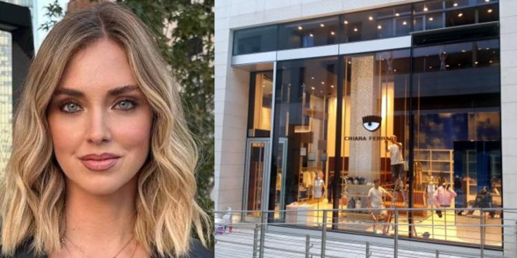 Chiara Ferragni, negozio di Milano in Via Capelli