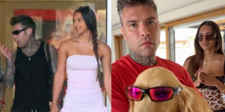 Fedez e Giulia Ottorini in Sardegna con il cane Silvio