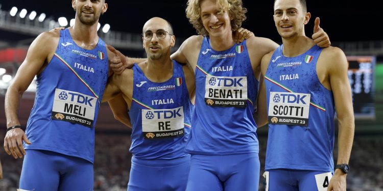 Italia staffetta 4x400