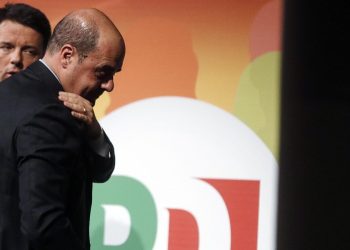 Renzi e Zingaretti nella sede PD