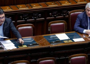 Salvini e Tajani in Parlamento