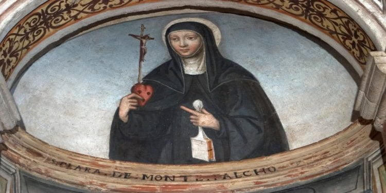 Sanata Chiara della Croce di Montefalco (Foto Web)