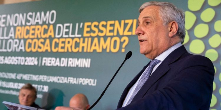 Tajani, Meeting Rimini