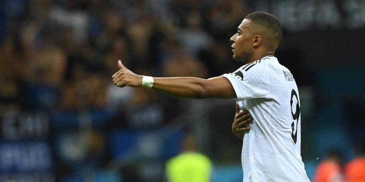 Kylian Mbappé, attaccante del Real Madrid (Foto ANSA)