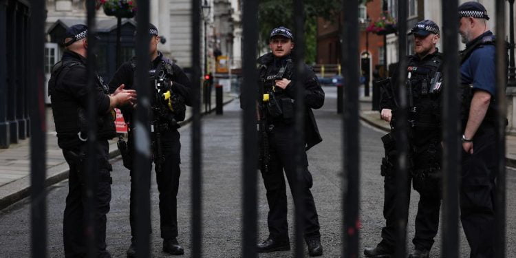 Polizia Uk, Downing Street