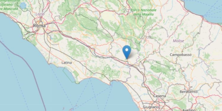 terremoto oggi a Frosinone