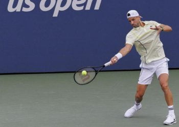 Grigor Dimitrov avanza agli Us Open 2024 (Foto ANSA)