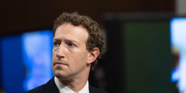 Mark Zuckerberg, fondatore, presidente e CEO di Meta (Ansa)