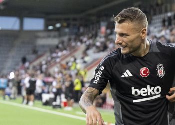 Ciro Immobile con la maglia del Besiktas (Foto ANSA)