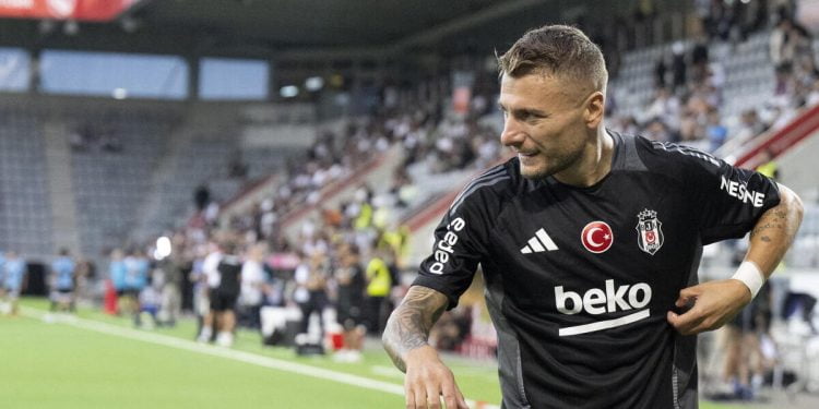 Ciro Immobile con la maglia del Besiktas (Foto ANSA)