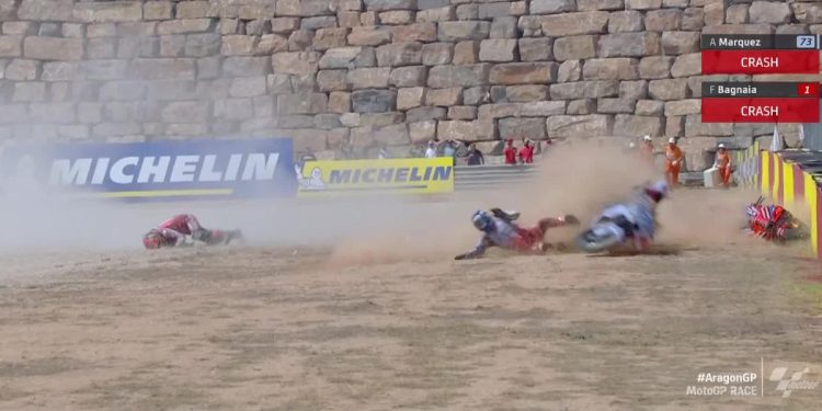 Incidente Bagnaia-Alex Marquez