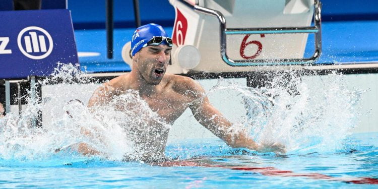 Stefano Raimondi alle Paralimpiadi Parigi 2024 (Foto ANSA)