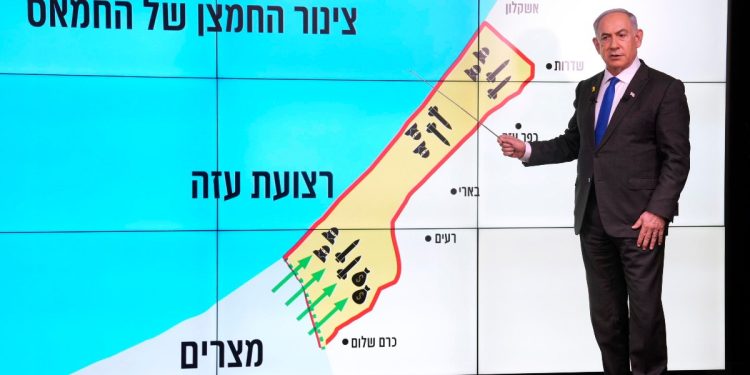 Netanyahu, Striscia di Gaza