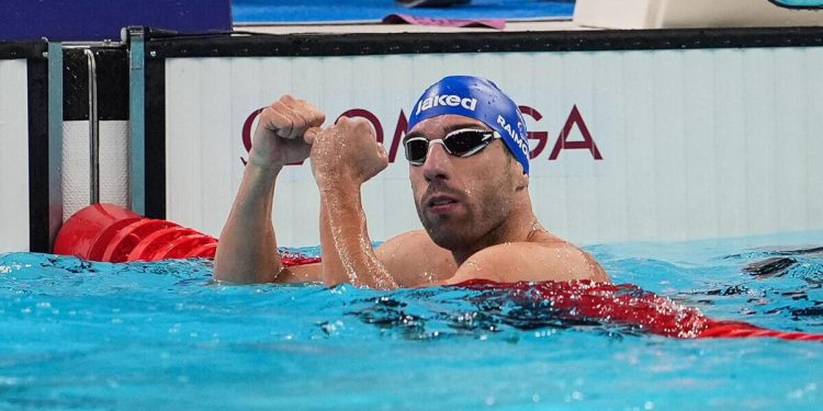 Stefano Raimondi alle Paralimpiadi Parigi 2024 (Foto ANSA)