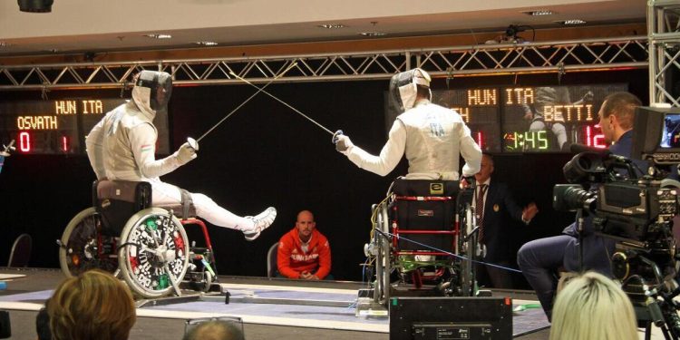 Matteo Betti si gioca la medaglia d'oro alle Paralimpiadi Parigi 2024 (Foto ANSA)