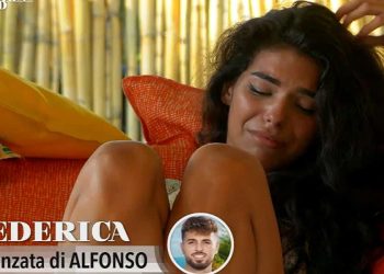 federica piange a temptation island