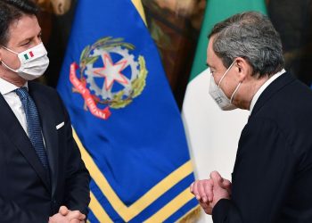 Conte e Draghi a Palazzo Chigi