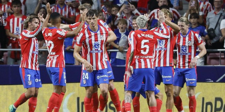 L'Atletico Madrid esulta (Foto ANSA)