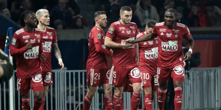 Video Brest Sturm Graz - I calciatori del Brest (Foto ANSA)